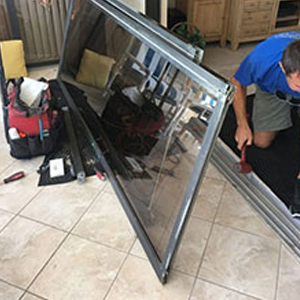 sliding glass door frame repair Fillmore